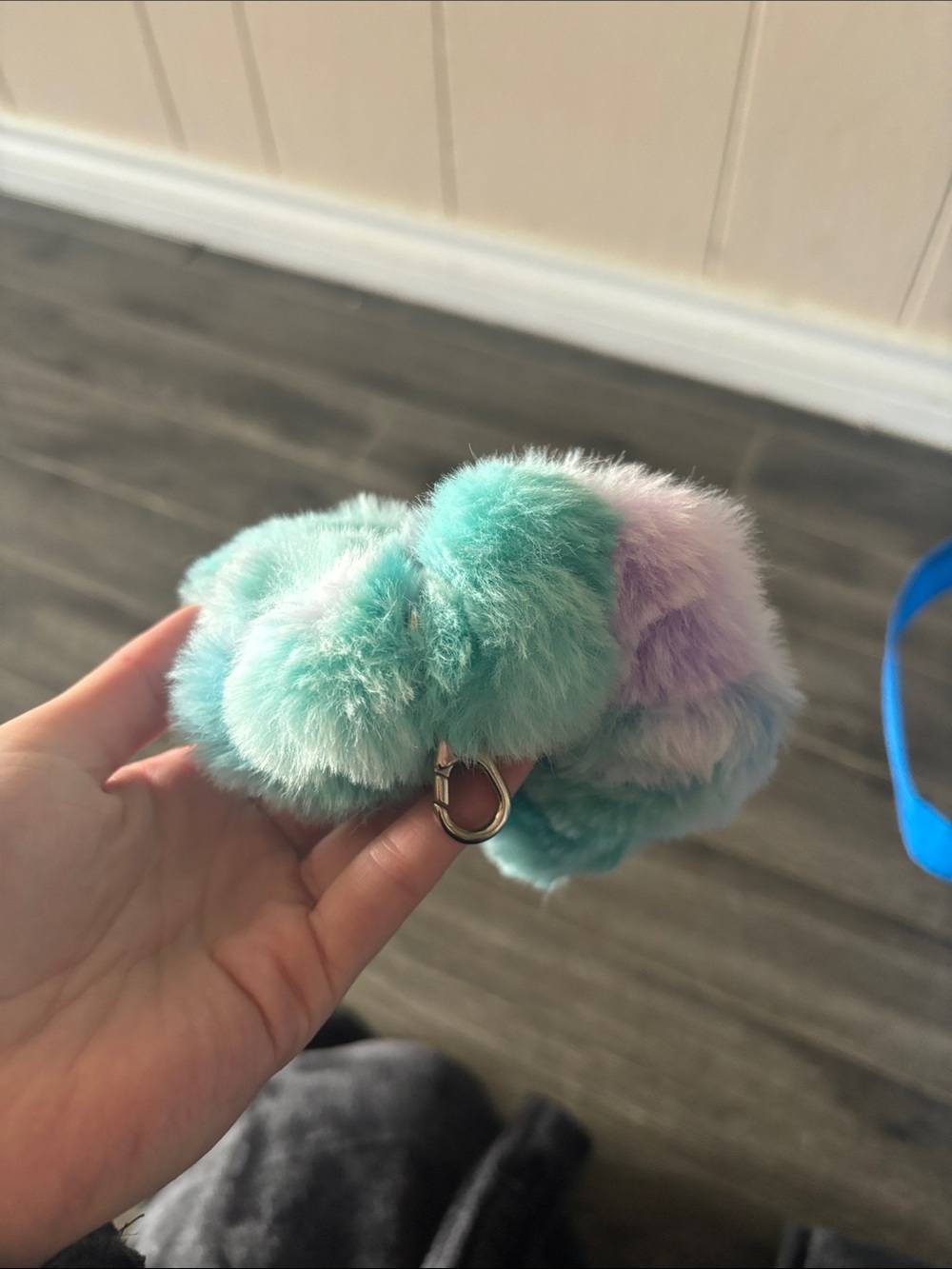 minky keychain Nwot